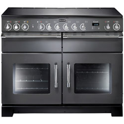 Rangemaster Excel 110 Electric Ceramic Range Cooker Slate/Chrome Trim